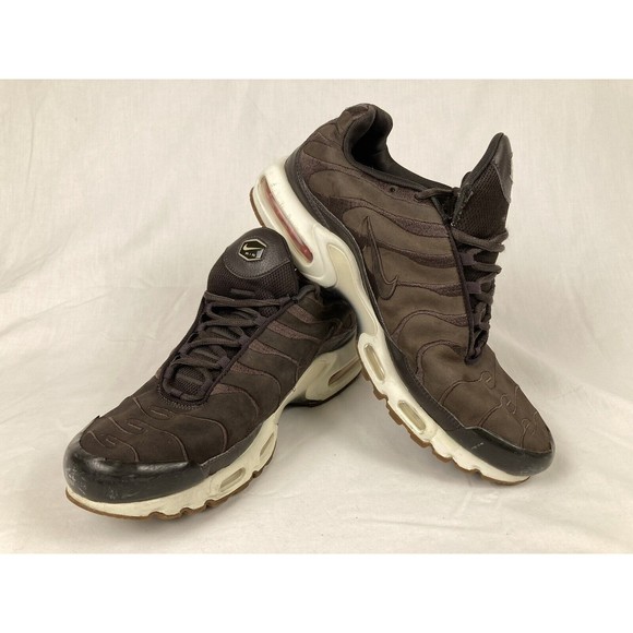 Nike Air Max Plus EF 'Velvet Brown' Mocha Brown Sail Sneakers AH9697-213 Size 12 - Picture 1 of 9